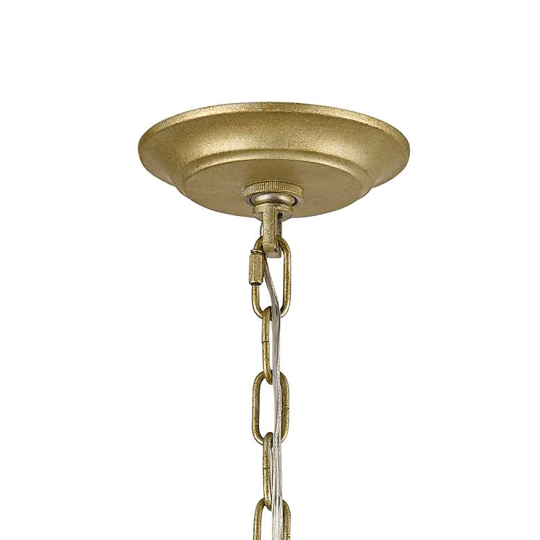 Image 6 Loughton 14" Wide 3-Light Chandelier - Golden Silver more views