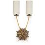 2_Louis 28" High Antique Brass 2-Light Wall Sconce