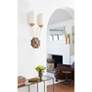 3_Louis 28" High Antique Brass 2-Light Wall Sconce more views