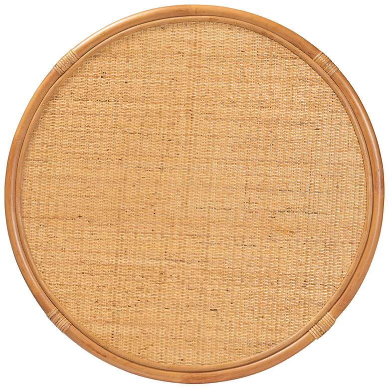 Image 5 Louis 30" Wide Natural Brown Rattan Coffee Table more views