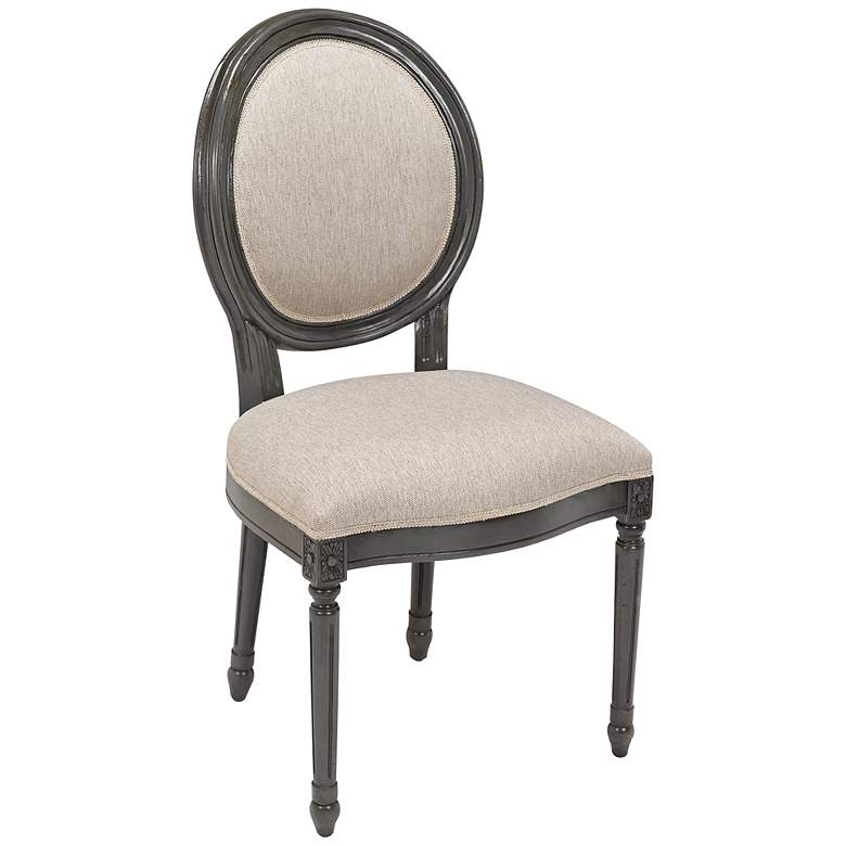 Image 1 Louis XVI Collection Armless Oval Back Side Chair