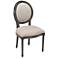 Louis XVI Collection Armless Oval Back Side Chair