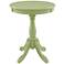 Louisa Sea Green Round Accent Table