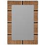 Thumbnail2 of Louise Natural Navy Tan Jute 28 1/4" x 40 1/2" Wall Mirror