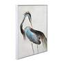 2_Louisiana Heron 35" x 39" Black And Blue Framed Canvas more views