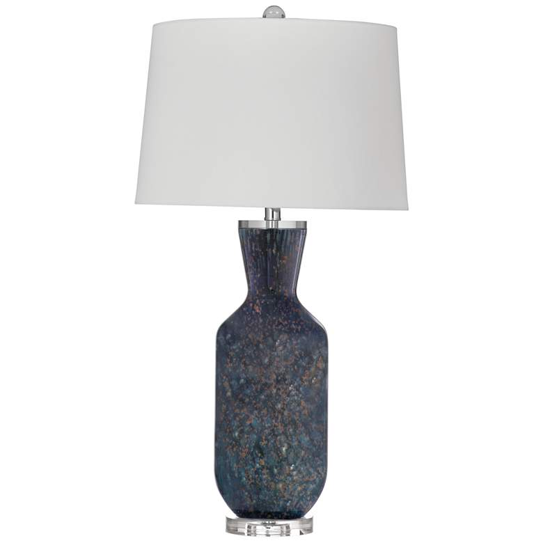 Image 1 Loundes 32" High Blue Table Lamp