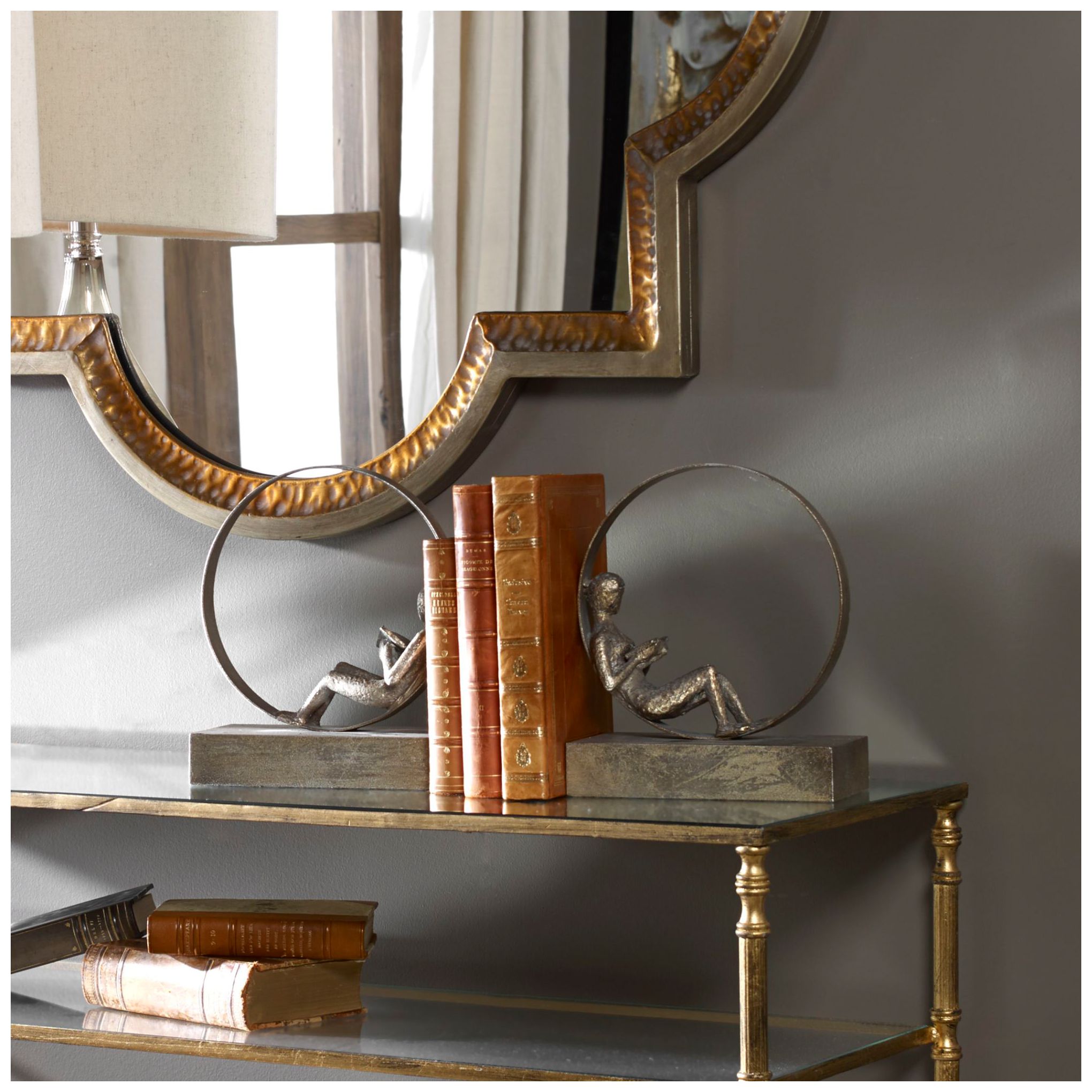 Image 3 Lounging Reader, Bookends Set more views