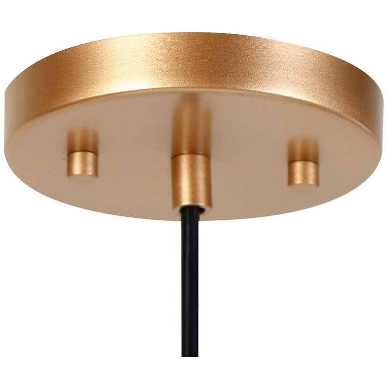 Image 3 Louta 7.9" Wide Gold 1-Light Bell Pendant Light more views