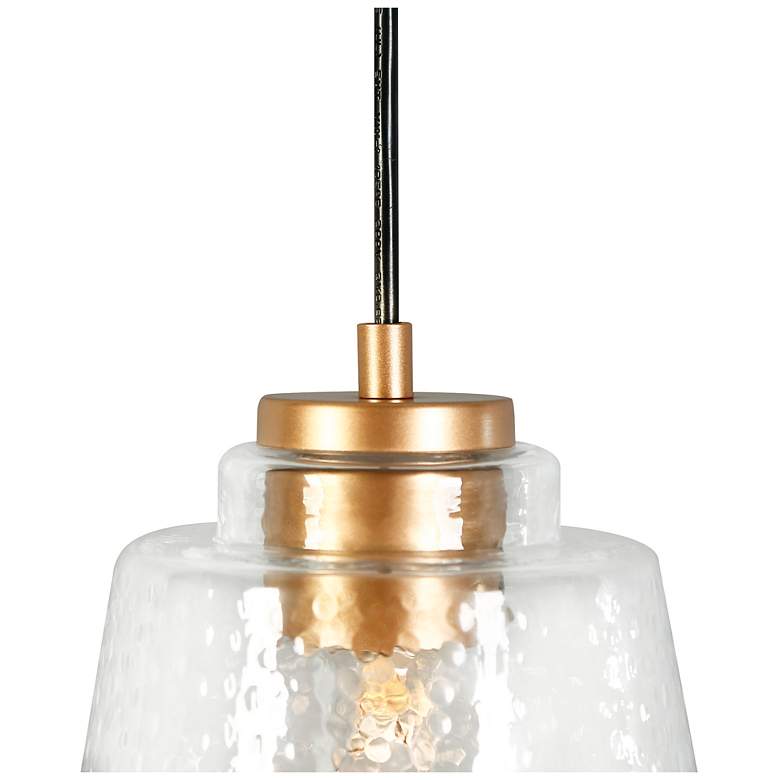 Image 4 Louta 7.9" Wide Gold 1-Light Bell Pendant Light more views
