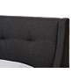 4_Louvain Dark Gray Fabric 3-Piece Twin Size Bedroom Set more views