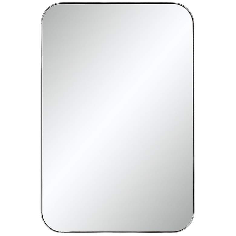 Image 1 Louvas 36 H x 24 W Wall Mirror, Grey