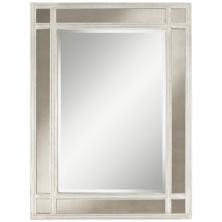 Image 1 Lovan Silver 35 1/2 inch x 47 1/2 inch Rectangular Mirror