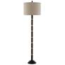 Lovat 73" High Dark Antique Brass Metal Articulated Column Floor Lamp