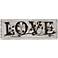 Love 26 1/2" Wide Wood Wall Plaque