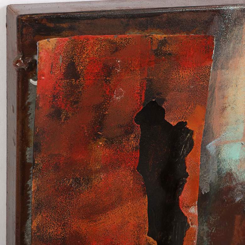 Image 4 Love 32" Square Mixed Media Metal Dimensional Wall Art more views