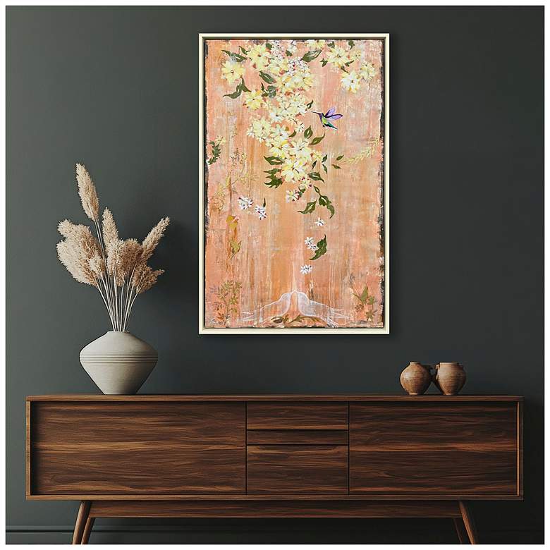 Image 4 Love Birds I 31"W x 50"H Canvas more views