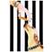 Lovely Jewels 1 26 3/4" High Floating Glass Graphic Wall Art