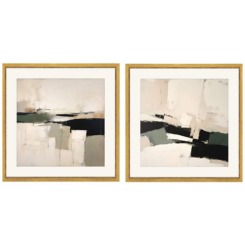 Image 1 Lovely Landscape II 25"W x 25"H Framed Art Set of 2
