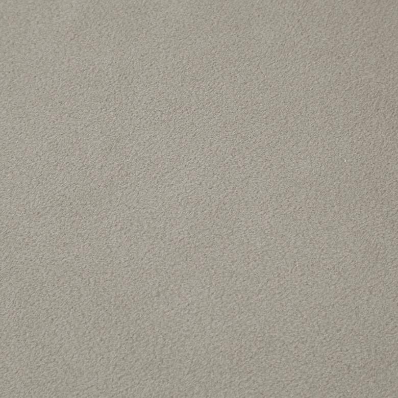 Image 4 Lovisa 49" Wide Cream Velvet Fabric Accent Banquette Bench more views