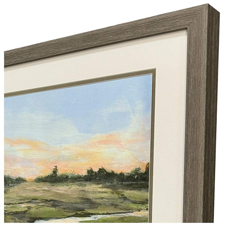 Image 3 Low County Estuary 26"W x 22"H Framed Art Set of 2 more views