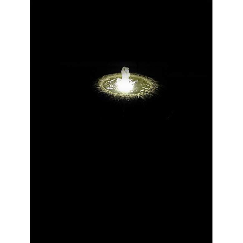 Image 4 Low Organic Bowl 23" High Relic Hi-Tone LED Outdoor Fountain more views