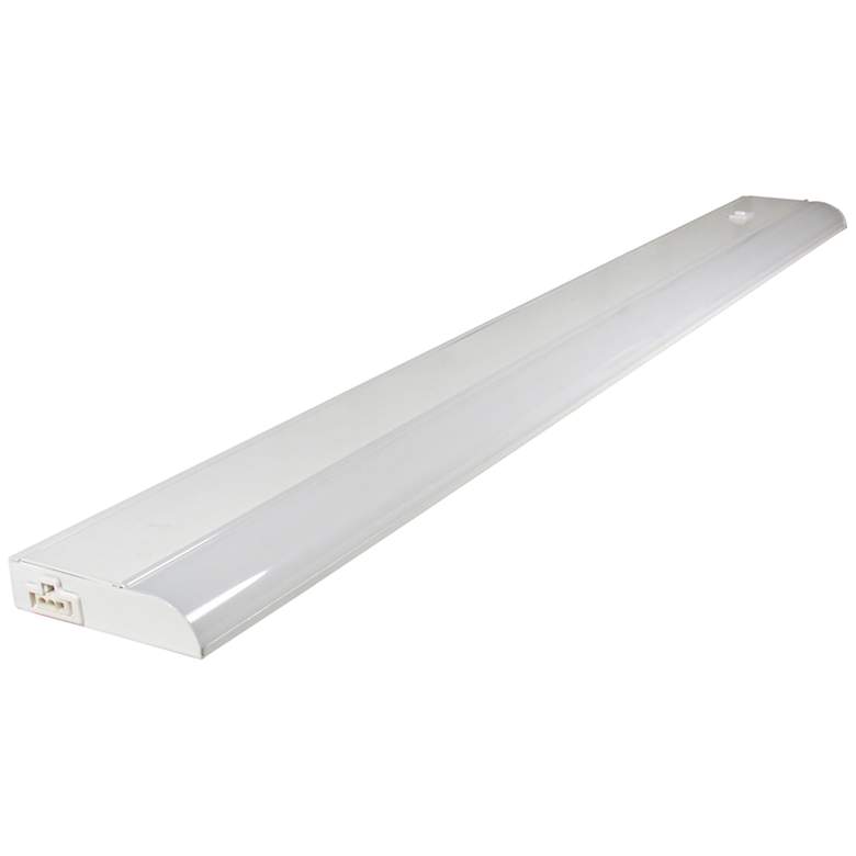 Image 1 Low Profile 32 inch Wide White Undercabinet LED Fixture