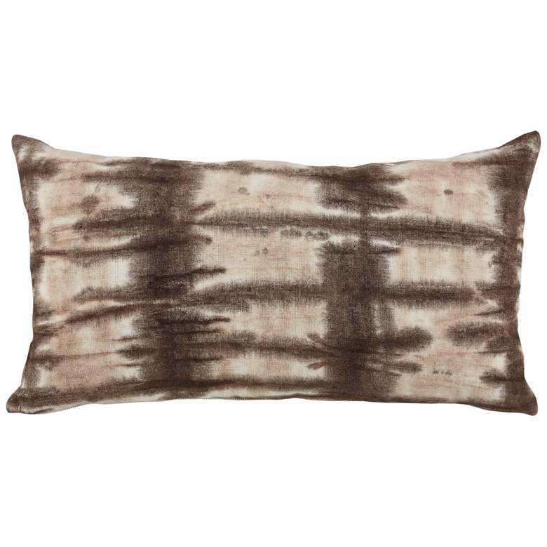 Image 1 Low Tide Brown Abstract 26 inch x 14 inch Decorative Pillow