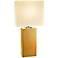 Lowden Tan Leather Wrapped Table Lamp