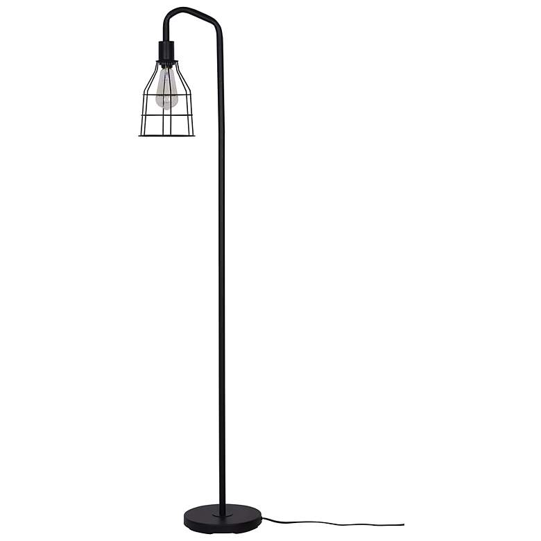Image 2 Lowell 60" High Black Floor Lamp more views