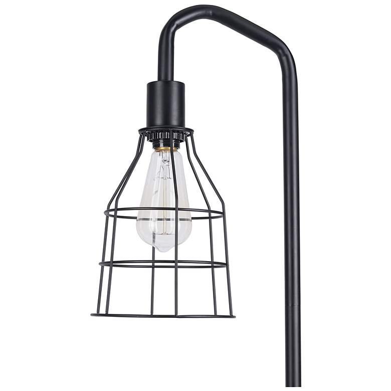 Image 3 Lowell 60" High Black Floor Lamp more views