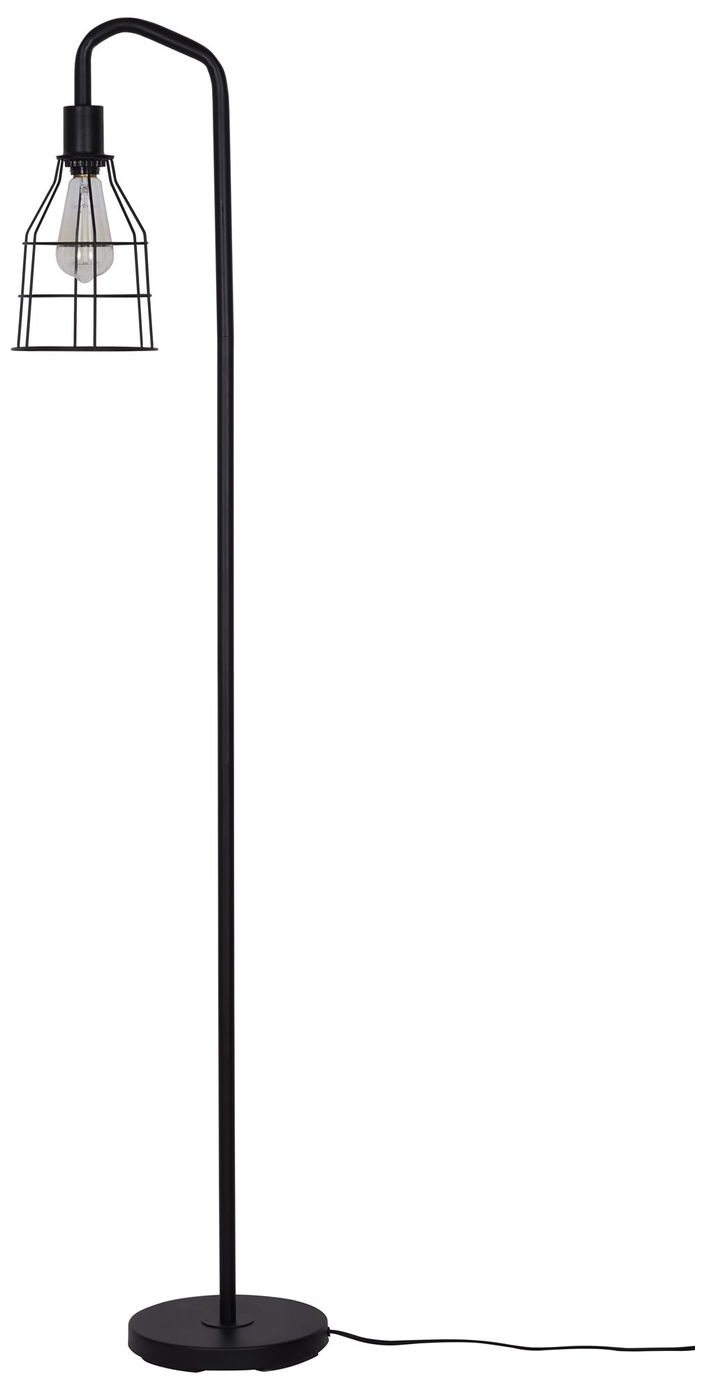 Image 2 Lowell 60" High Black Floor Lamp more views