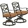 Lowell Bay Bronze Outdoor Rocking Chair Set of 2