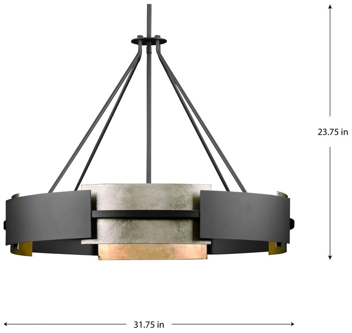 Image 4 Lowery Collection Six-Light Hanging Pendant Light more views