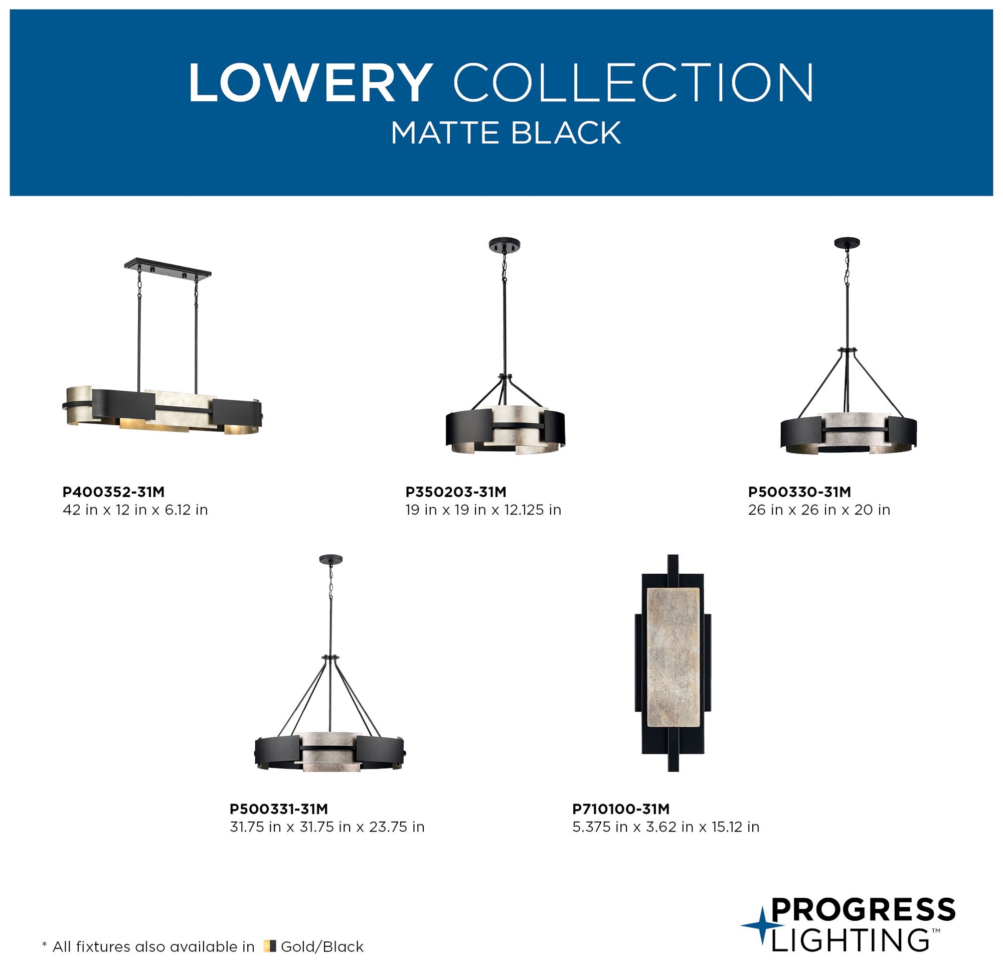 Lowery Collection Six-Light Hanging Pendant Light