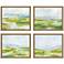 Lowlands 21" Wide 4-Piece Giclee Framed Wall Art Set