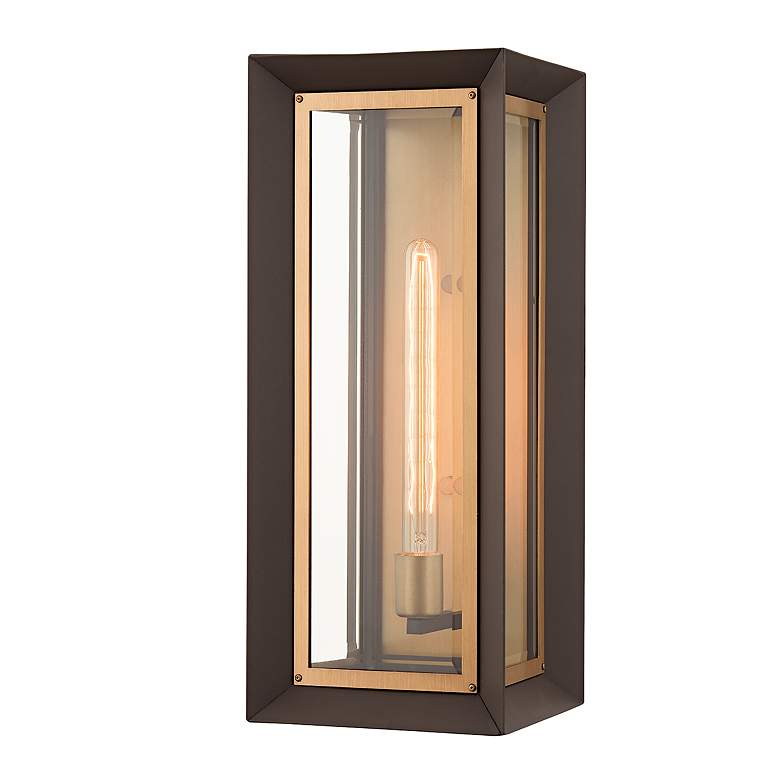 Image 2 Lowry 21" High Textured Bronze Outdoor Wall Light more views