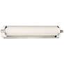 Lowry 24 1/4" Wide Polished Nickel LED Bath Vanity Light