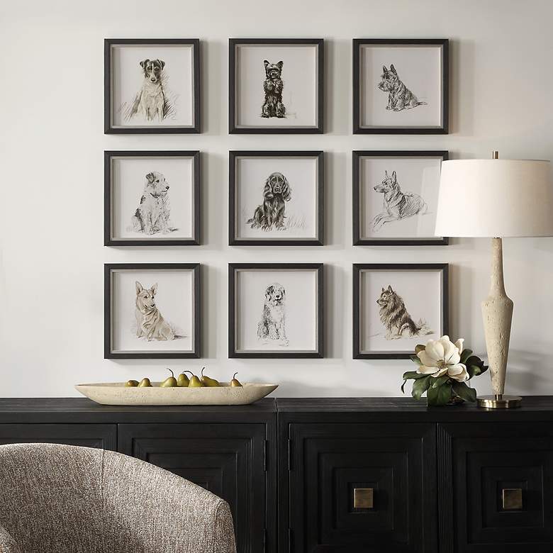 Image 1 Loyal Companion 9-Piece Framed Wall Art Set