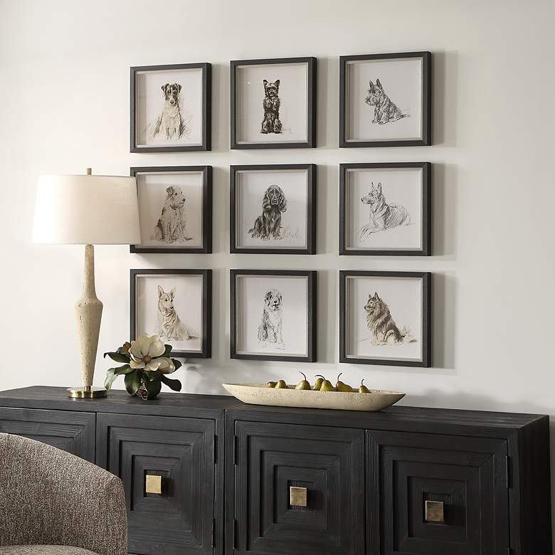 Image 3 Loyal Companion 9-Piece Framed Wall Art Set more views