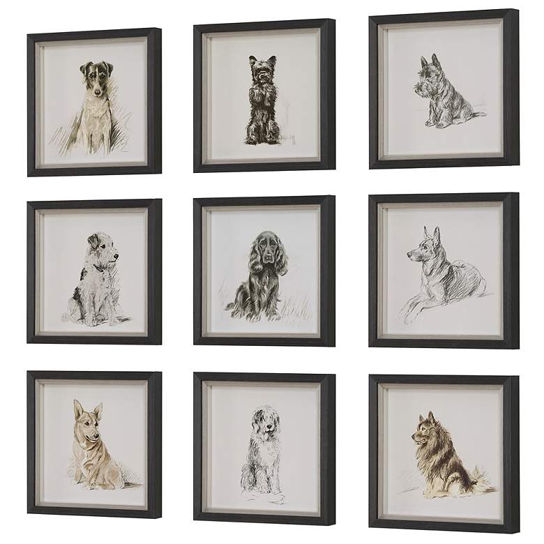 Image 4 Loyal Companion 9-Piece Framed Wall Art Set more views