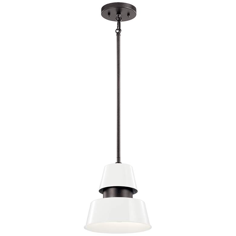 Image 1 Lozano White 1Lt Outdoor Pendant