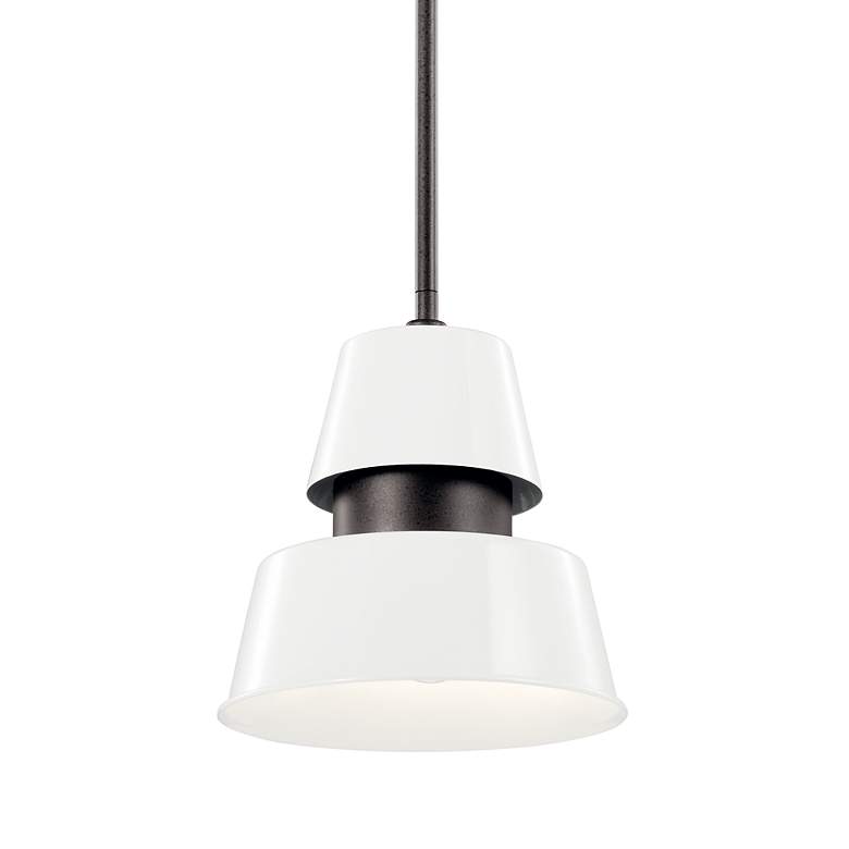 Image 2 Lozano White 1Lt Outdoor Pendant more views