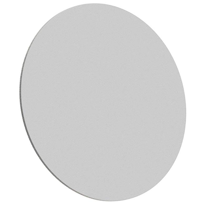Image 1 LP 7.5 " High Round Textured White Wall Sconce