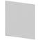 LP 7 " High  Square Textured White Wall Sconce