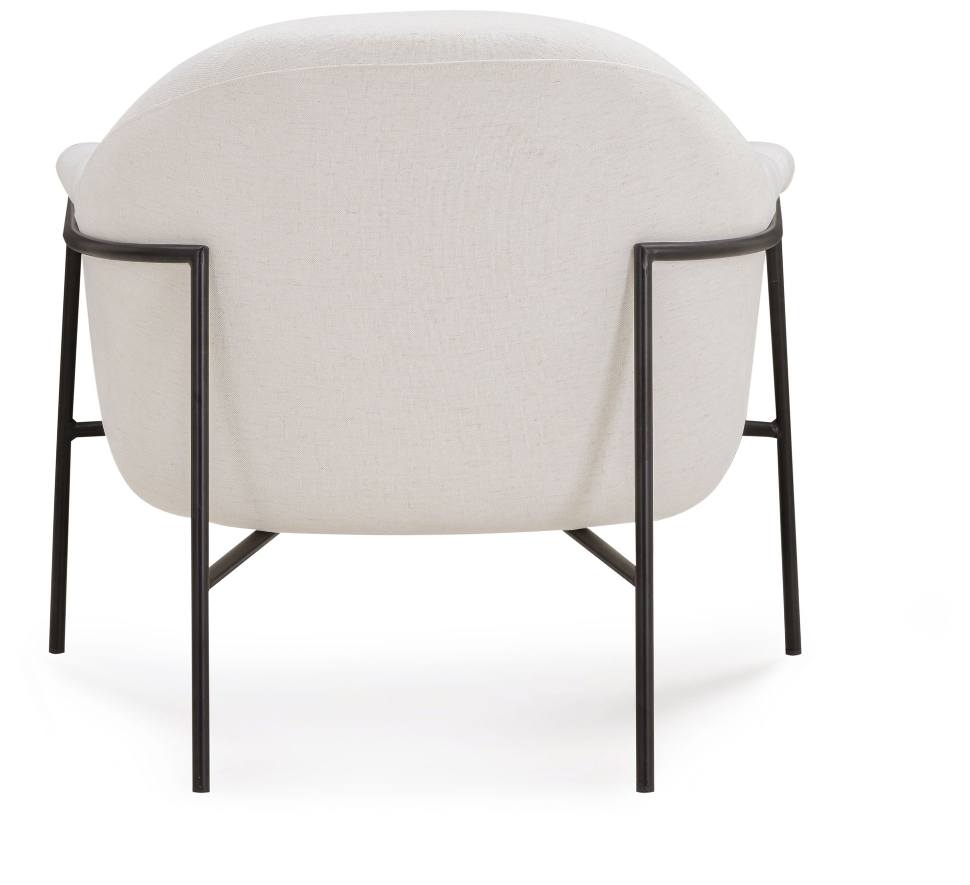 Image 5 Lua Cream Chenille Accent Chair more views