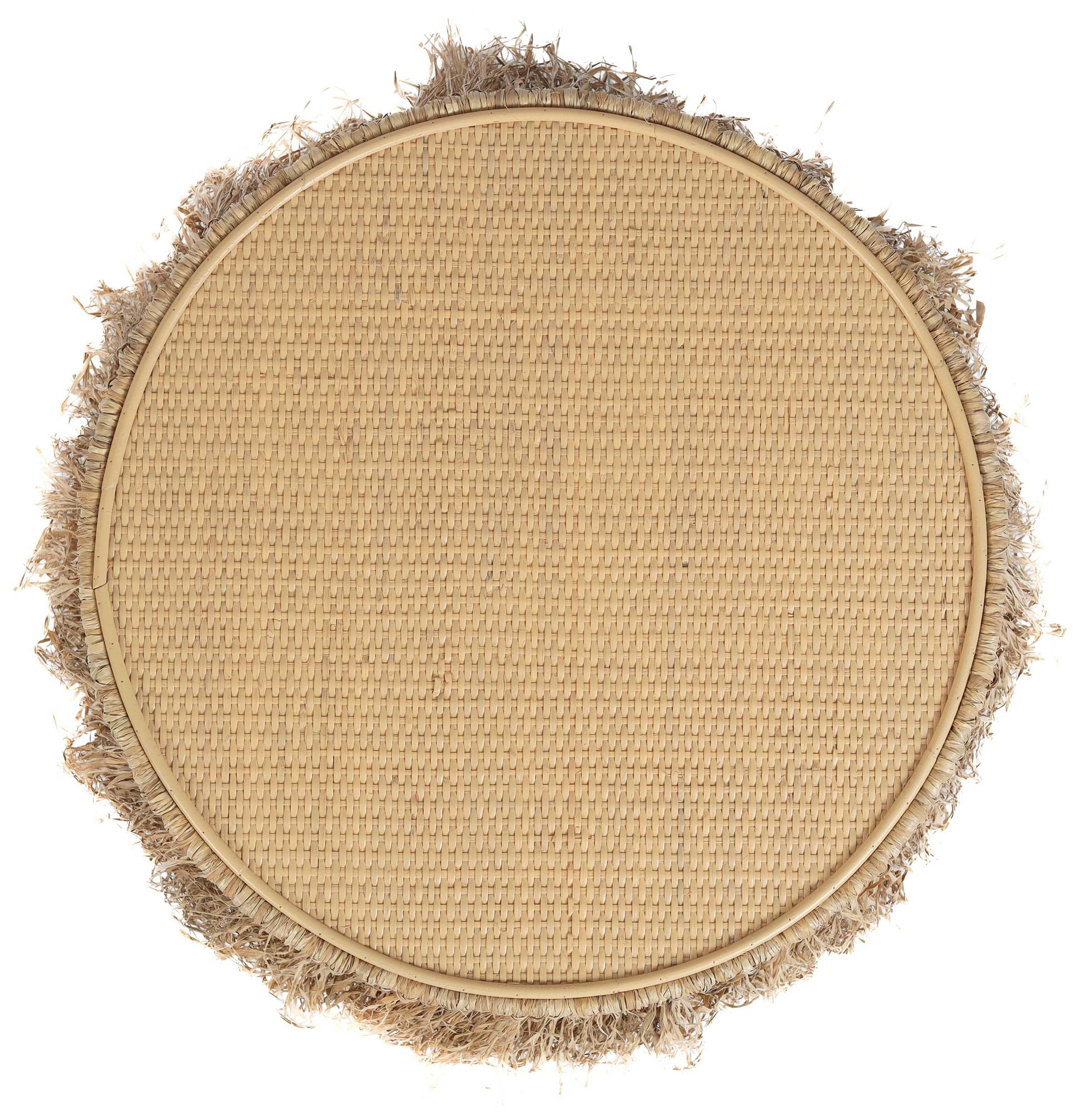 Image 3 Luau Natural Rattan Round End Table more views