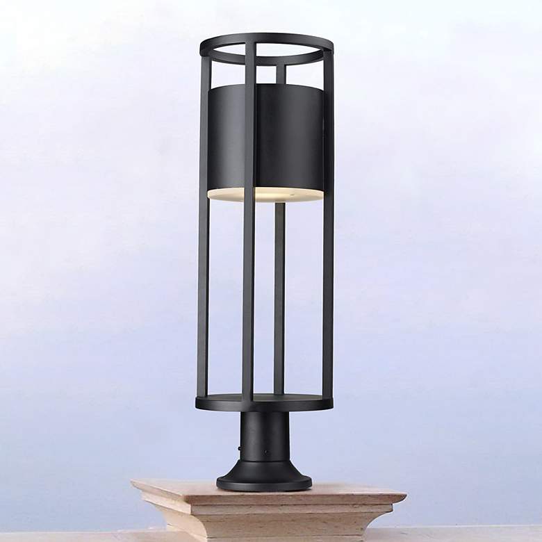 Image 2 Luca 1 Light Outdoor Pier Mounted Fixture