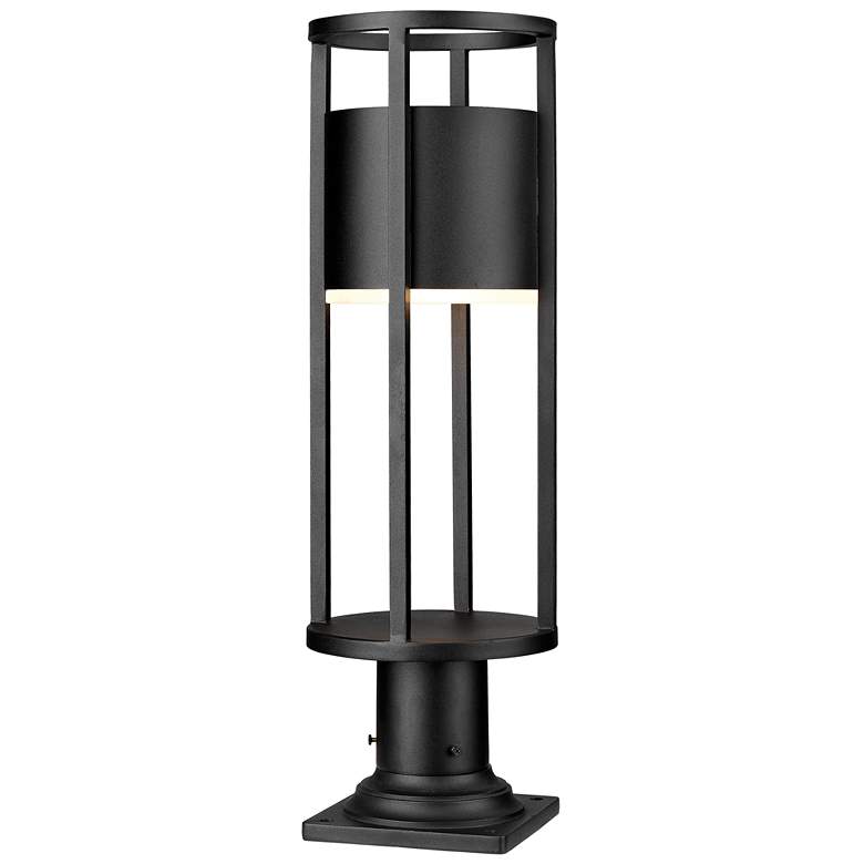 Image 1 Luca 1 Light Outdoor Pier Mounted Fixture