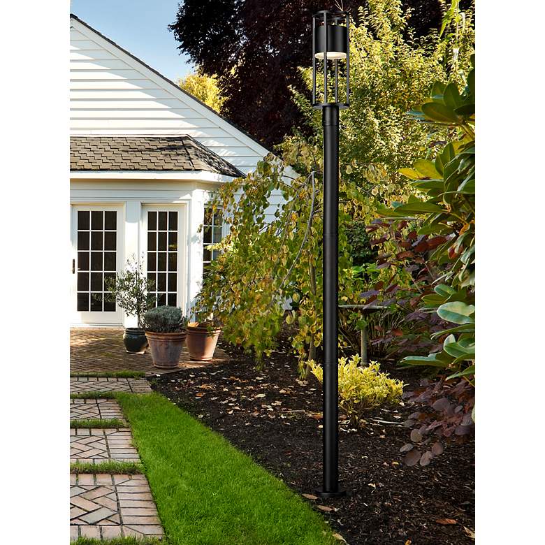 Image 4 Luca 1 Light Outdoor Post Mounted Fixture more views