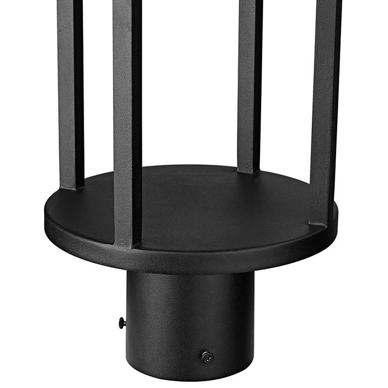 Image 3 Luca 21 3/4" High Black LED Outdoor Post Light more views